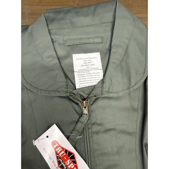 Tru-Spec Sage Green TRU 27-P Flight Suit 2XL Long NWT - Picture 2 of 4
